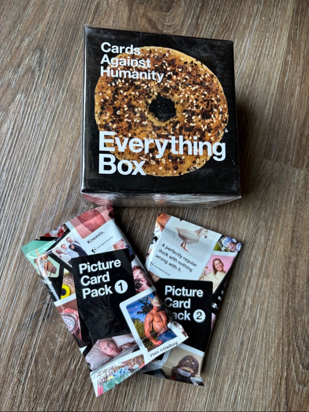 Cards Against Humanity Everything Box with Picture Card Packs (Black)